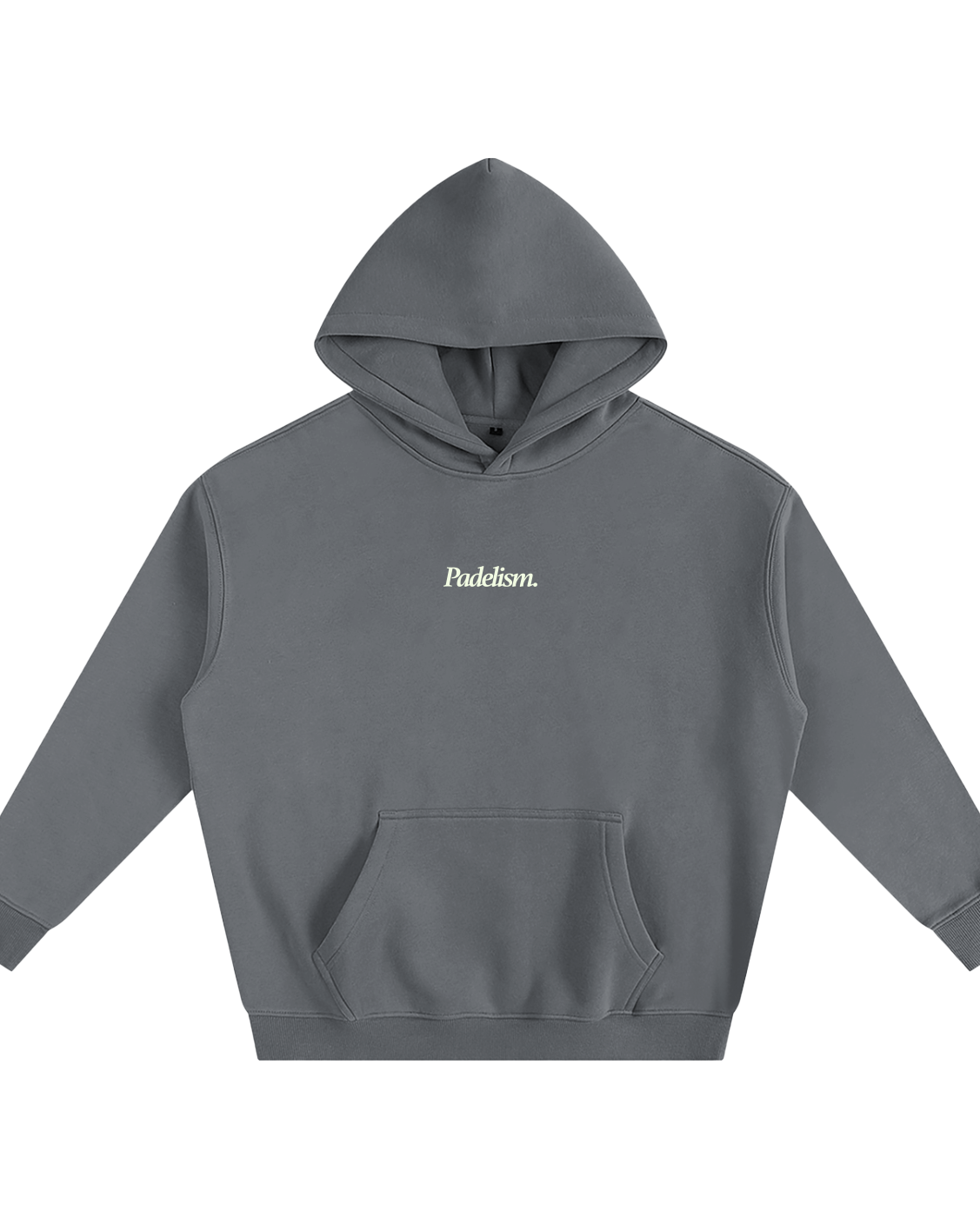 Padelism Mk1 - Box Hoodie in Gray — premium oversized padel hoodie by Padelism