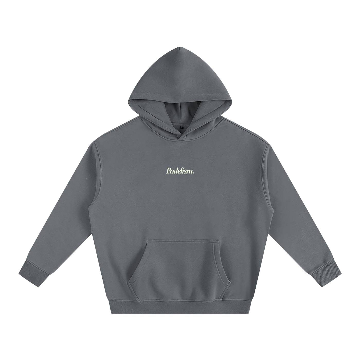 Padelism Mk1 - Box Hoodie in Gray — premium oversized padel hoodie by Padelism