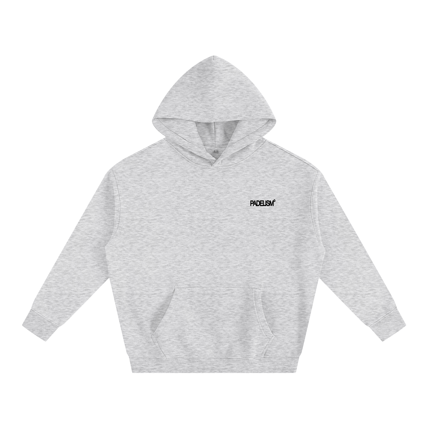 Bagel Boyz - Box Hoodie in Flower Gray — heavyweight padel hoodie designed in London