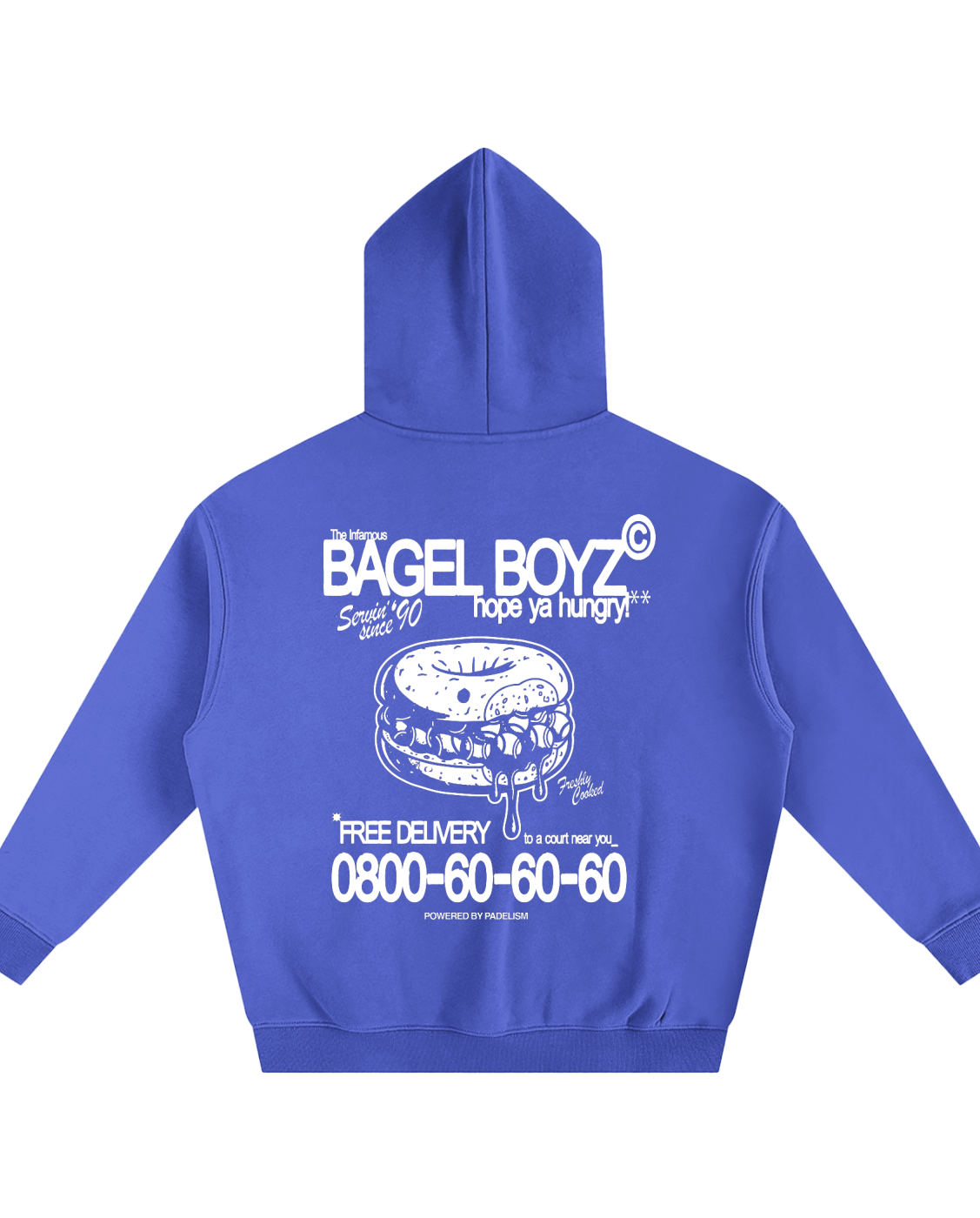 Bagel Boyz - Box Hoodie — premium oversized padel hoodie by Padelism