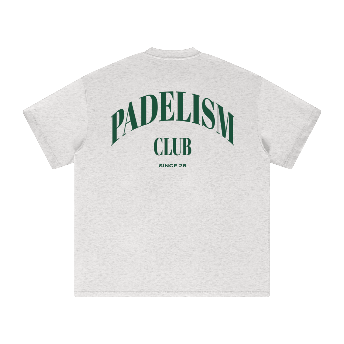 Padelism Club 25 - Heavyweight T-Shirt — 100% cotton padel t-shirt designed in London