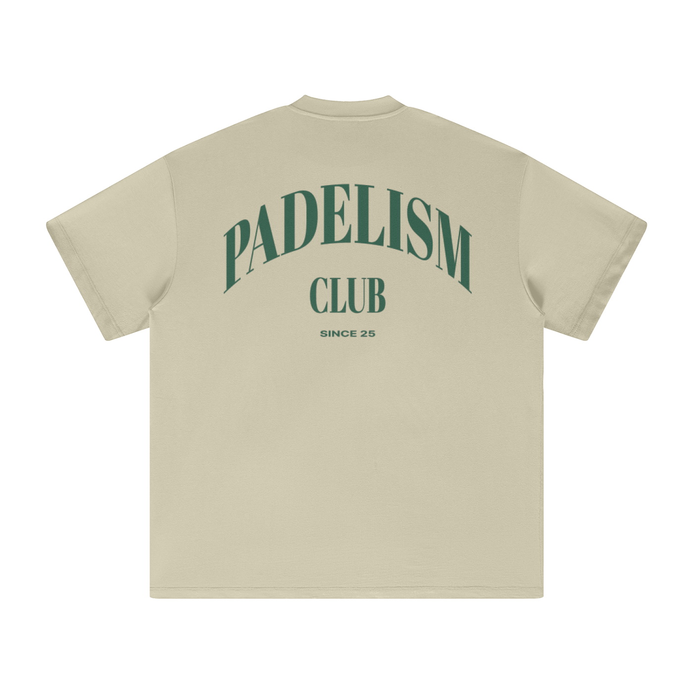 Padelism Club 25 - Heavyweight T-Shirt — 100% cotton padel t-shirt designed in London