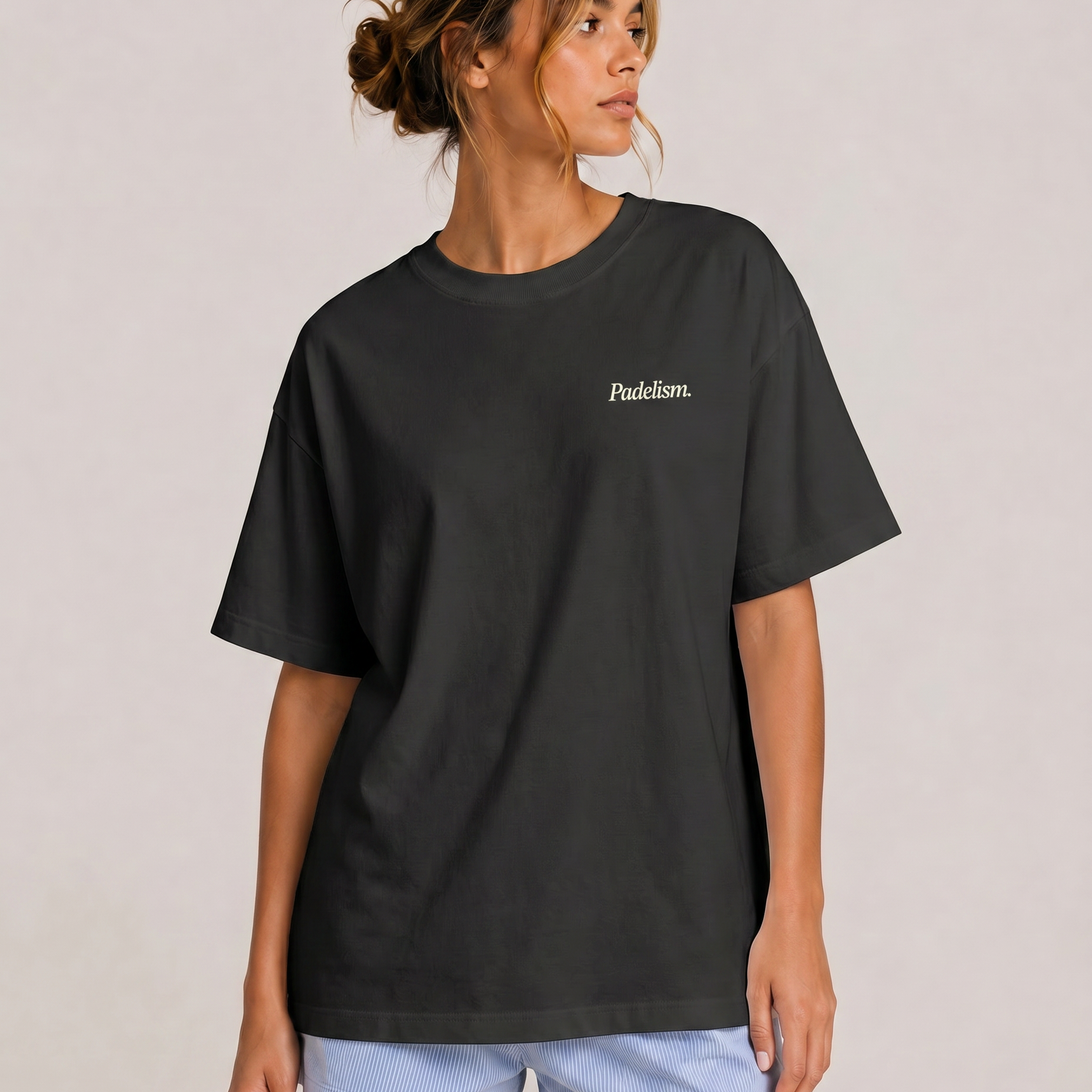 Padel & Pints Black Female Front