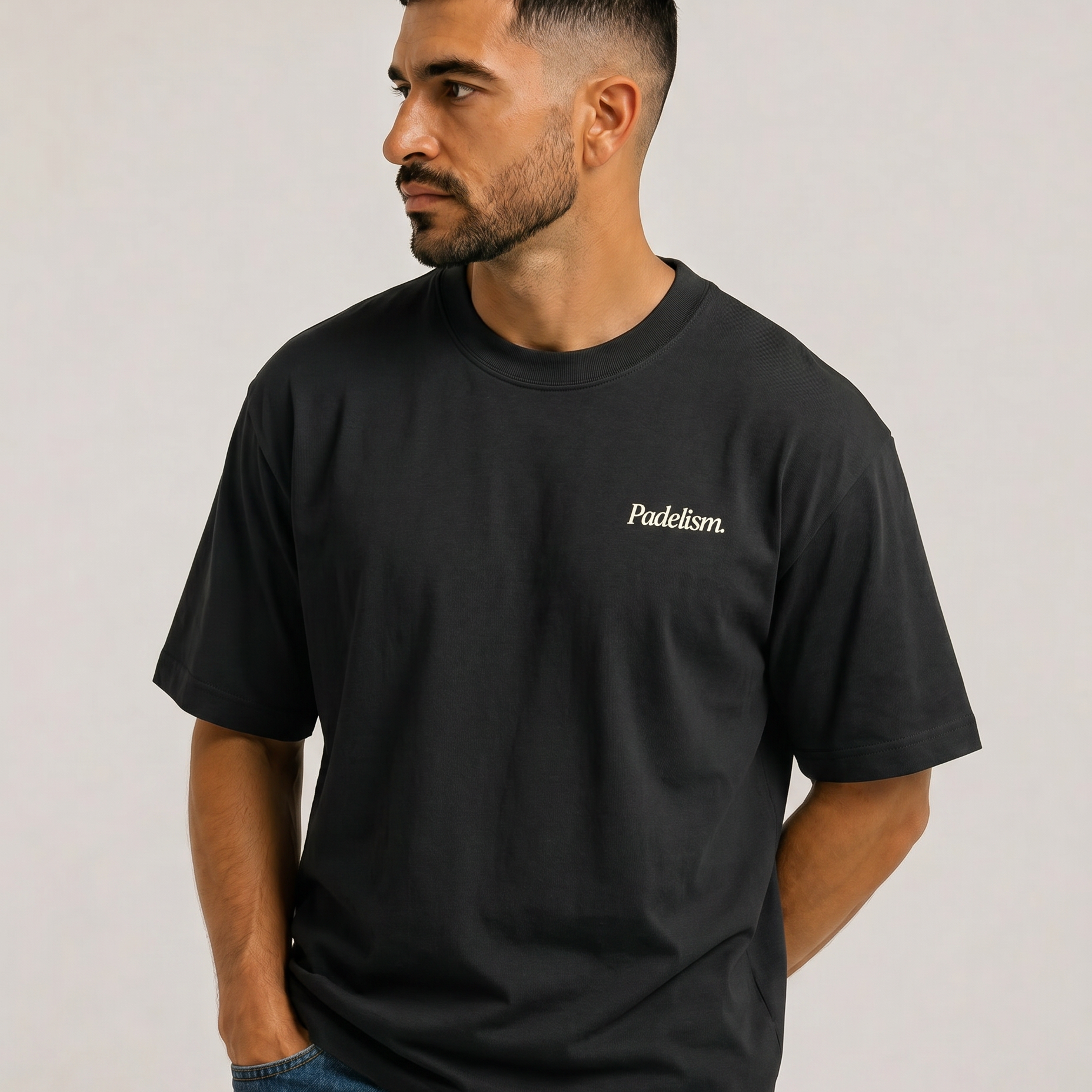 Padel & Pints Black Male Front