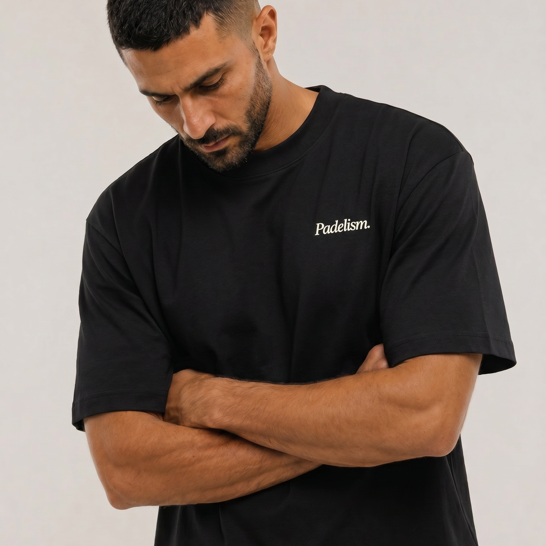 Padel & Pints Black Male Front (alt)