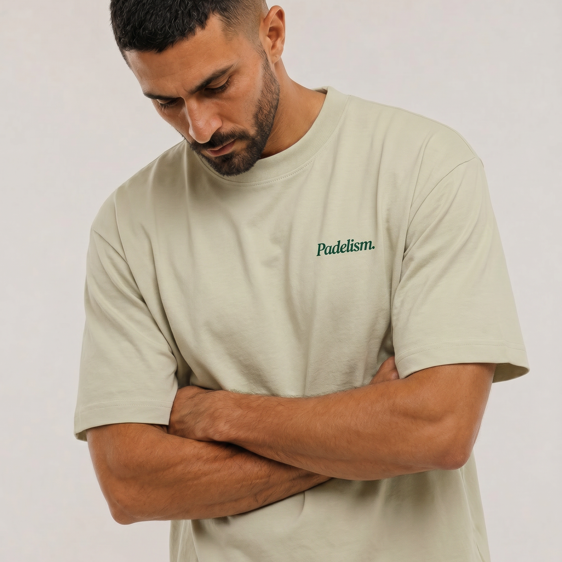 Padel & Pints Sand Color Male Front (alt)