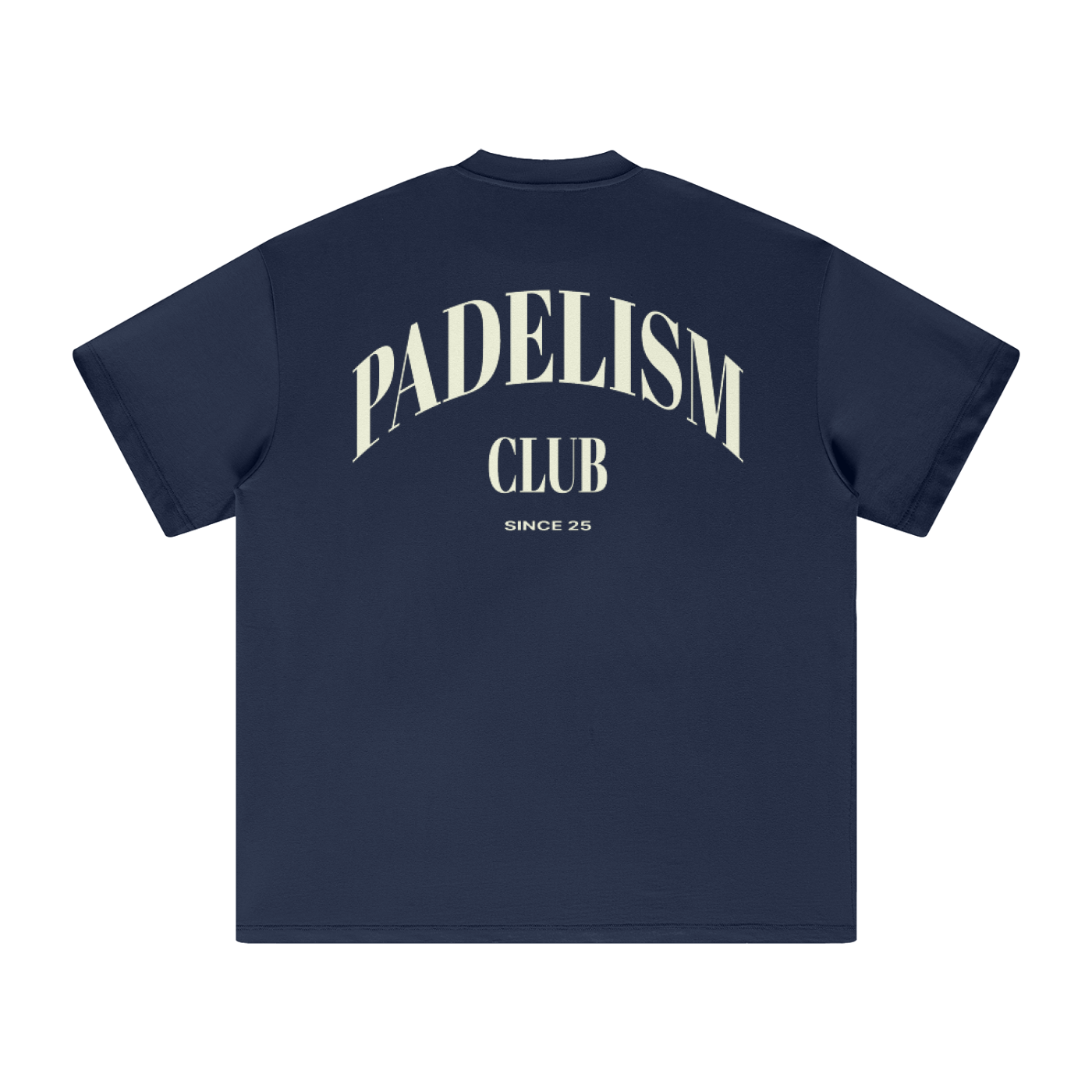 Padelism Club 25 - Heavyweight T-Shirt — 100% cotton padel t-shirt designed in London