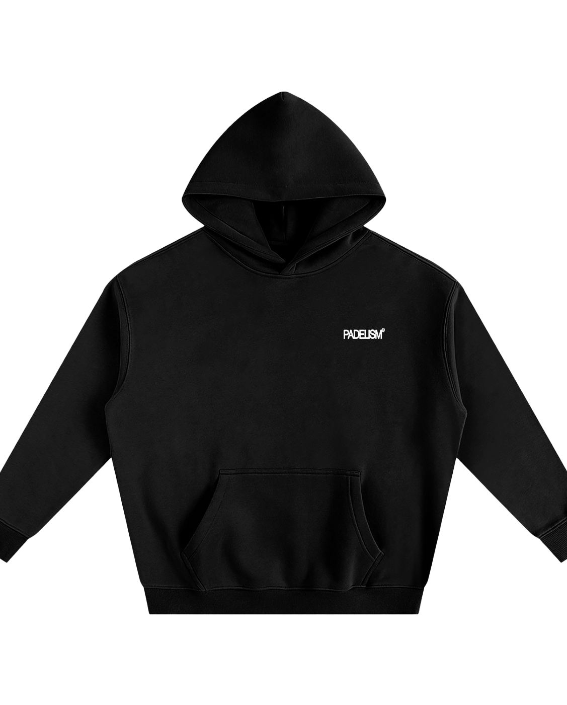 Bagel Boyz - Box Hoodie in Black — heavyweight padel hoodie designed in London