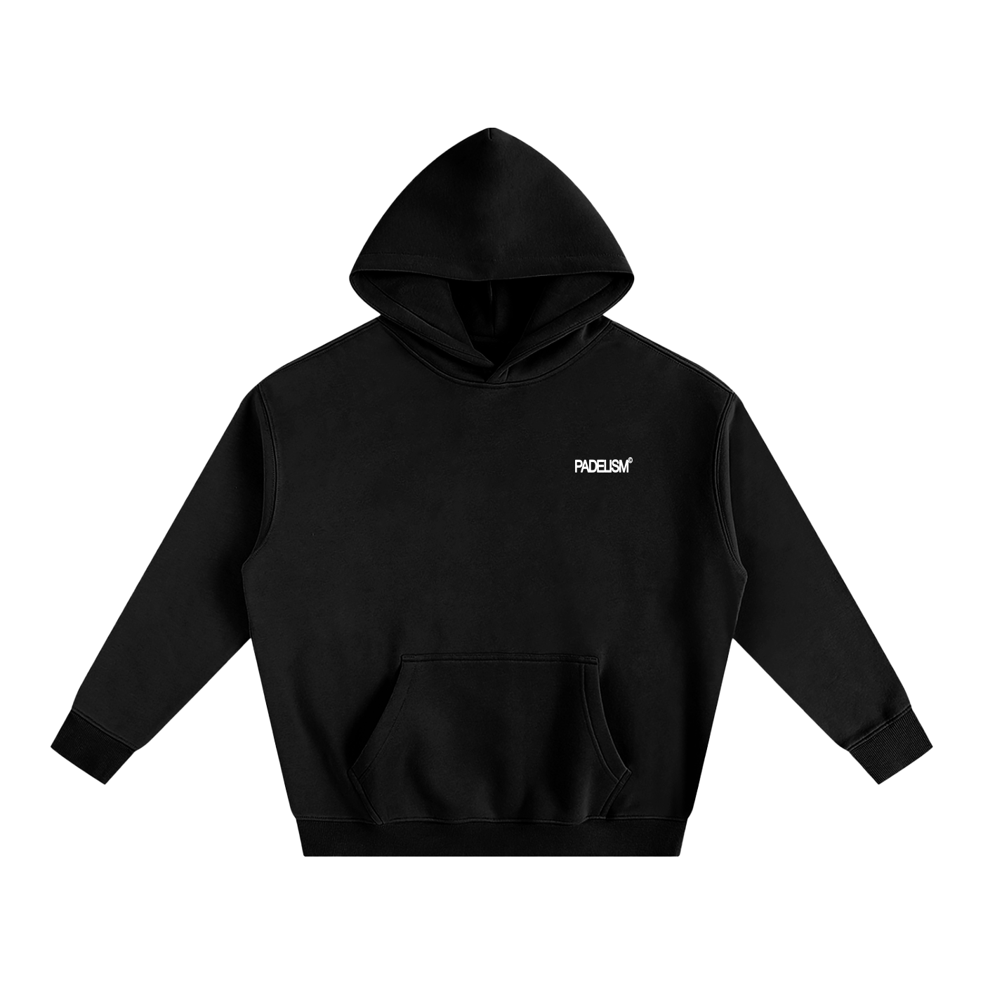 Bagel Boyz - Box Hoodie in Black — heavyweight padel hoodie designed in London