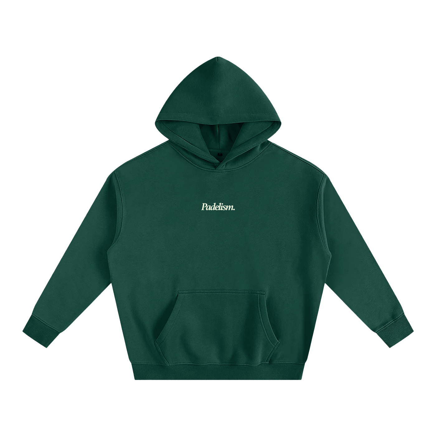 Padelism Mk1 - Box Hoodie in Eden Green — heavyweight padel hoodie designed in London