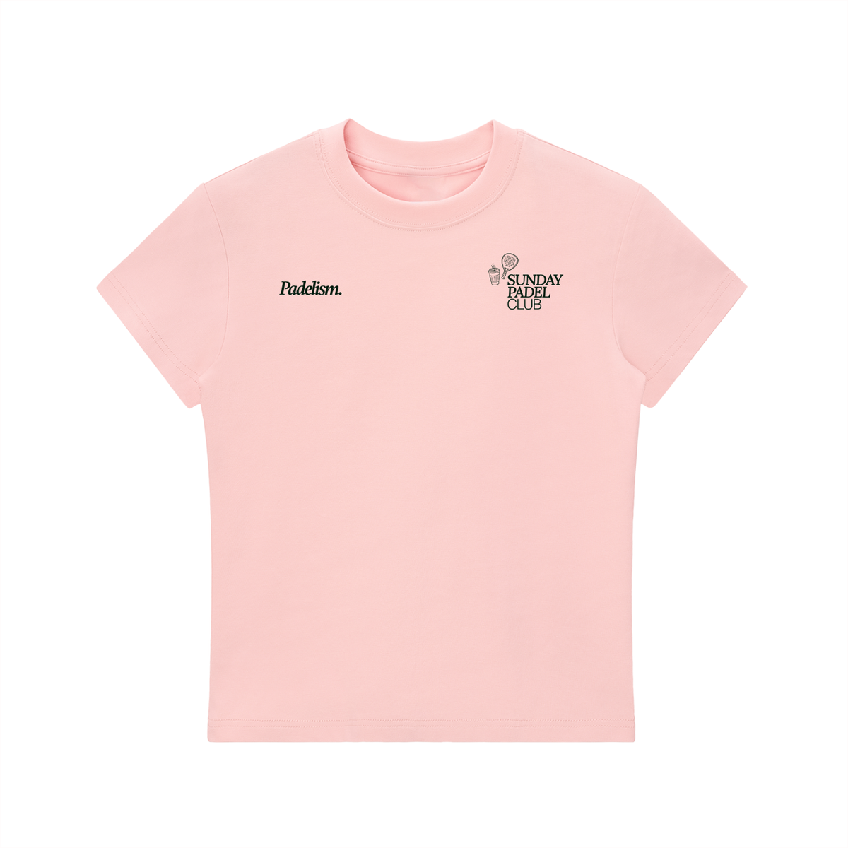 Sunday Padel Club Crewneck T-Shirt - Pink