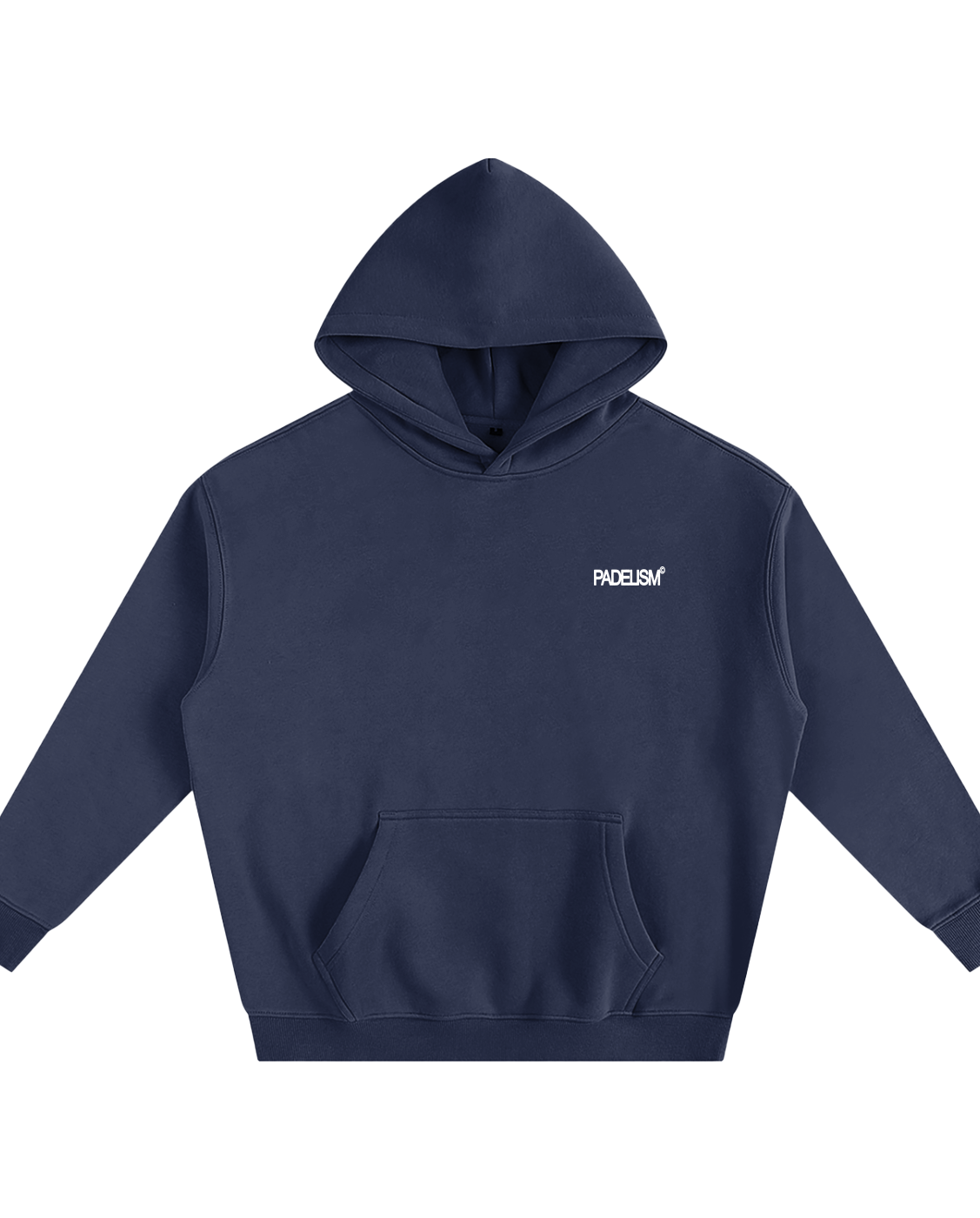 Bagel Boyz - Box Hoodie in Navy Blue — heavyweight padel hoodie designed in London