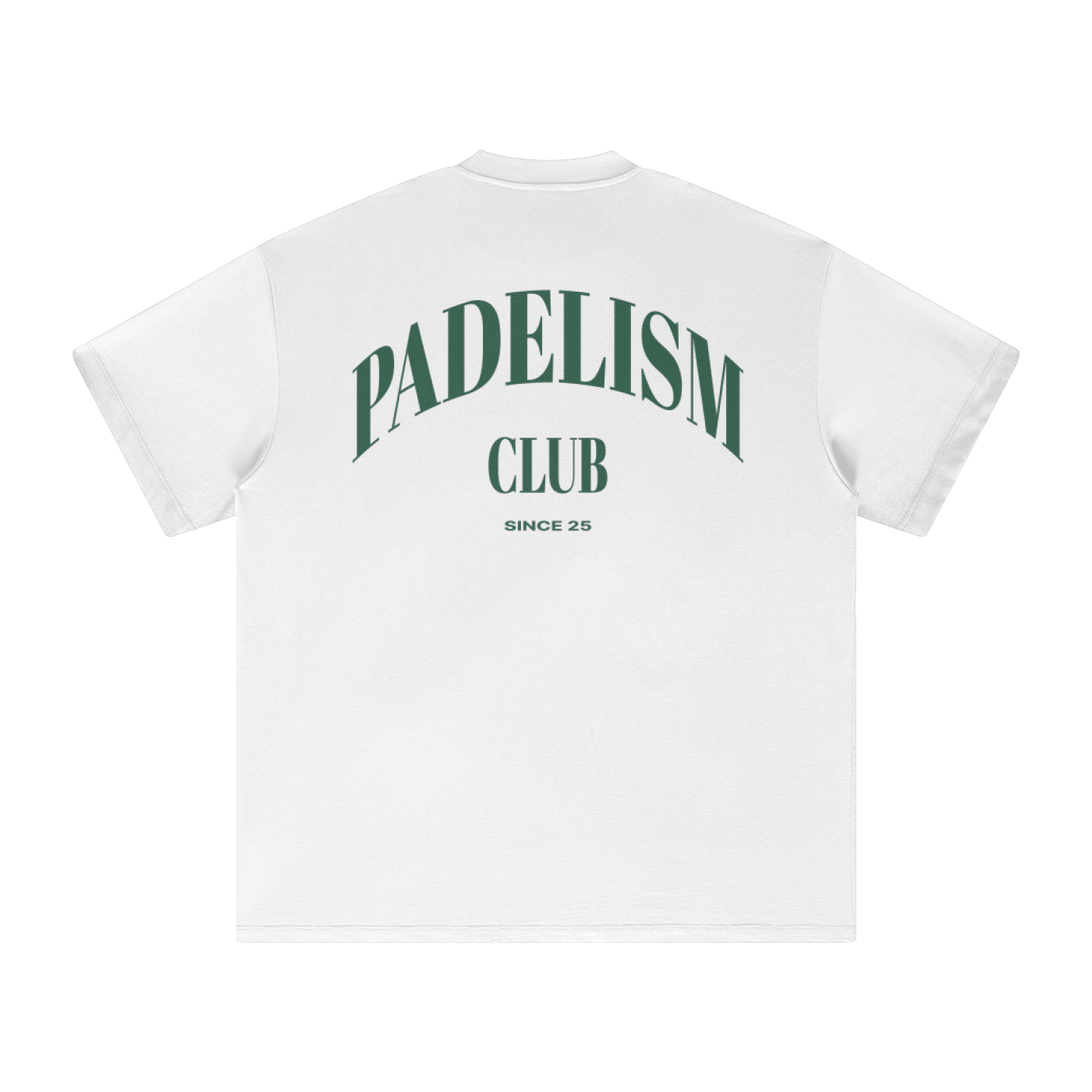 Padelism Club 25 - Heavyweight T-Shirt — 100% cotton padel t-shirt designed in London