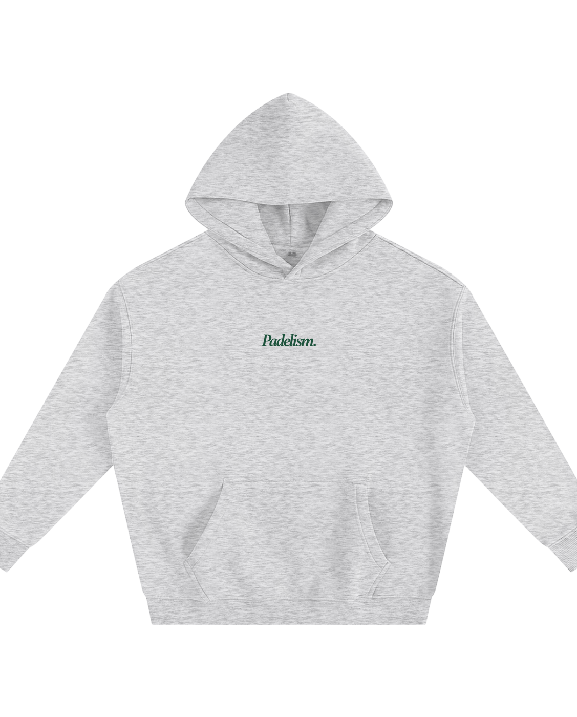 Padelism Mk1 - Box Hoodie in Flower Gray — heavyweight padel hoodie designed in London