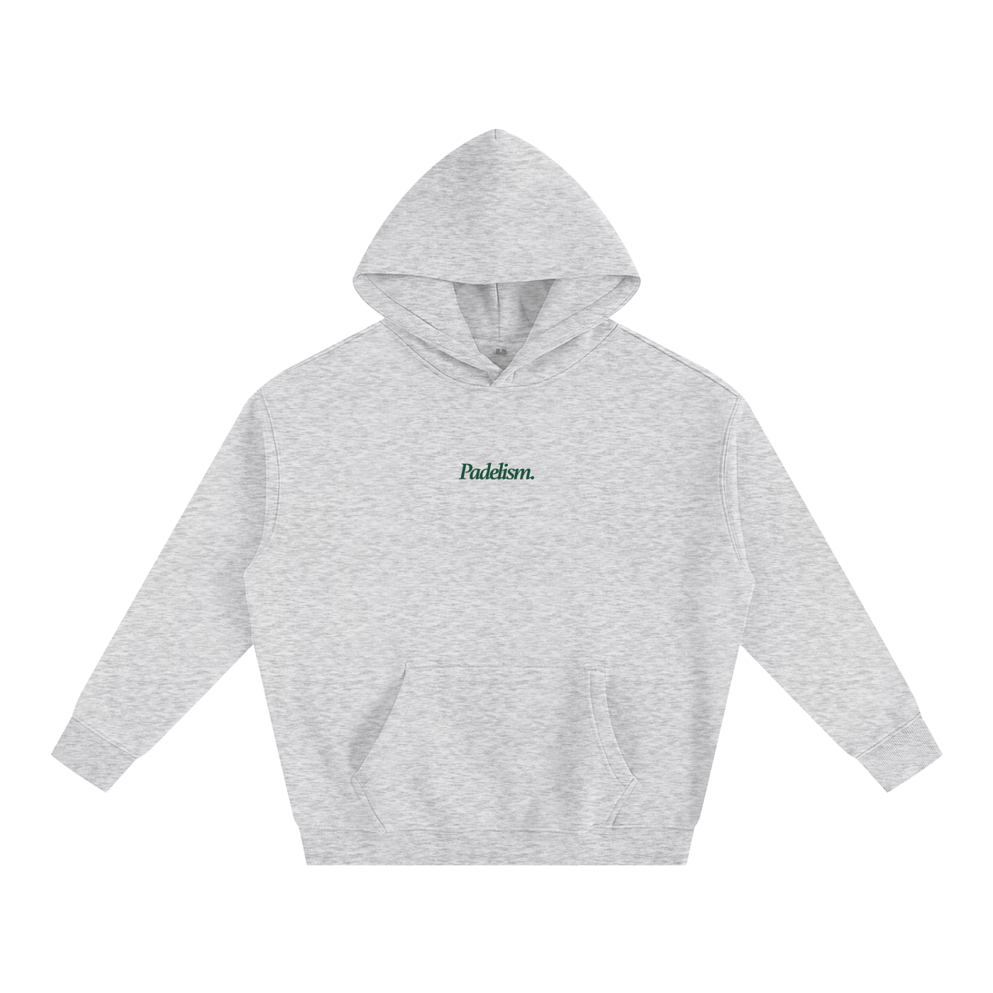Padelism Mk1 - Box Hoodie in Flower Gray — heavyweight padel hoodie designed in London