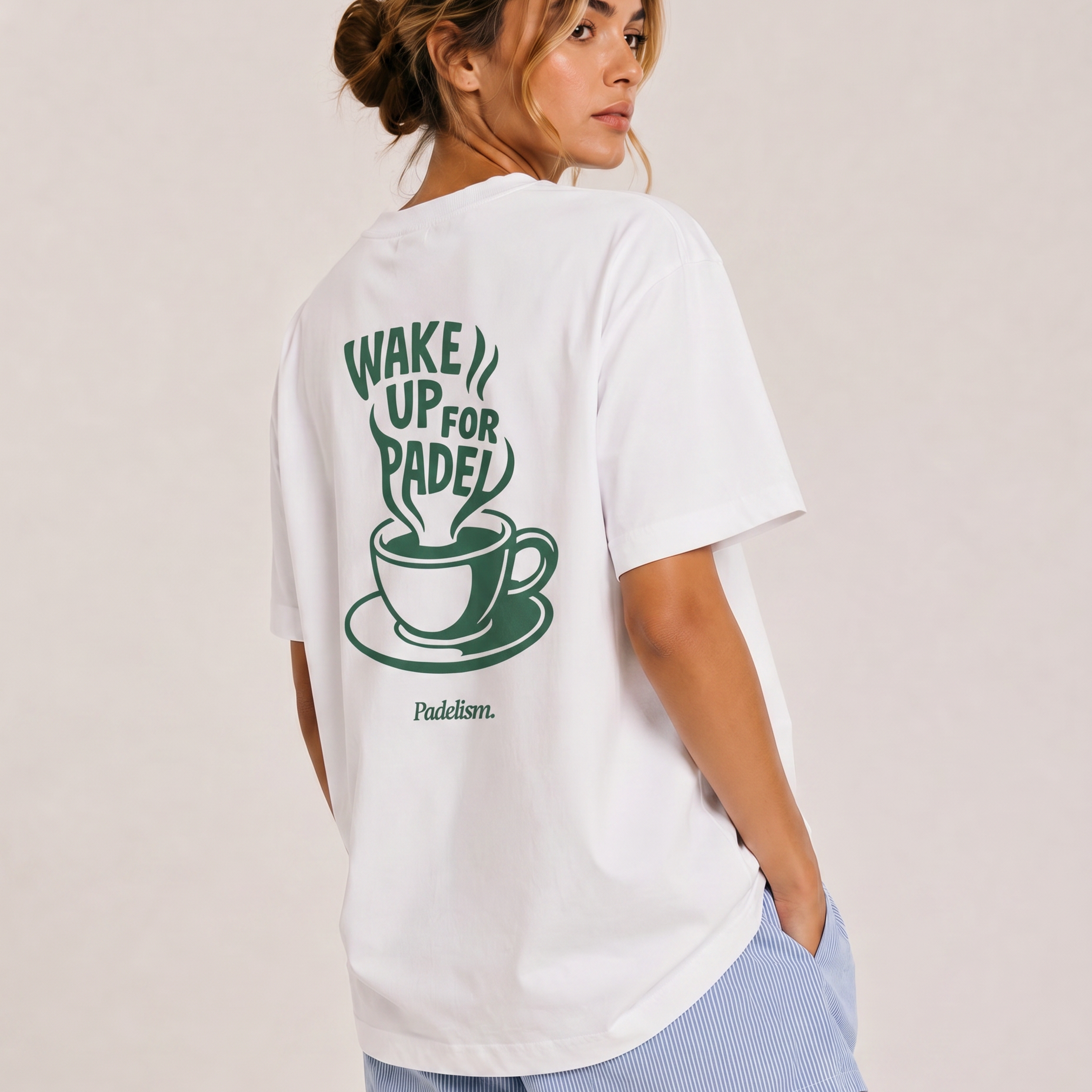 Espresso White Female Back