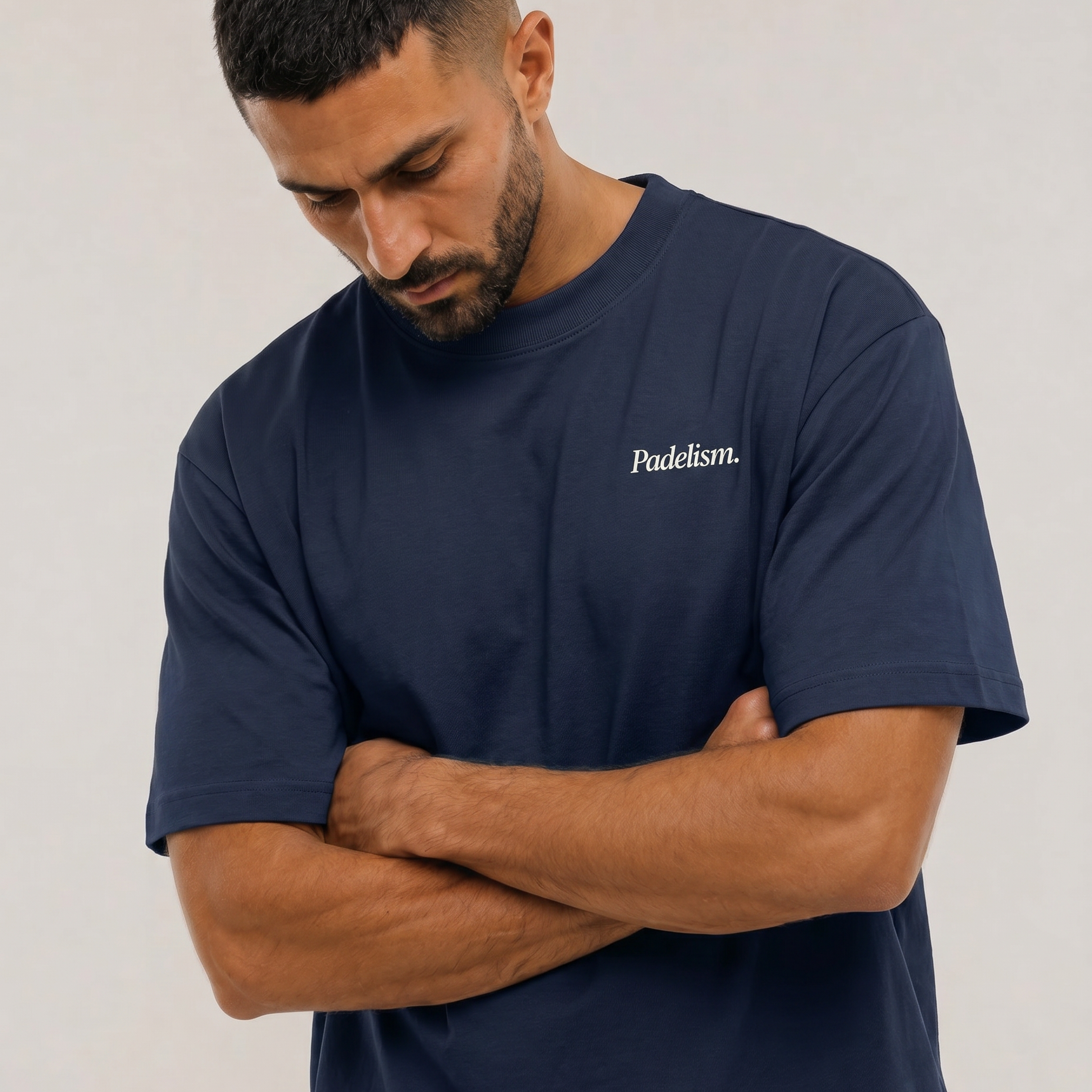 Padel & Pizza Navy Male Front (alt)