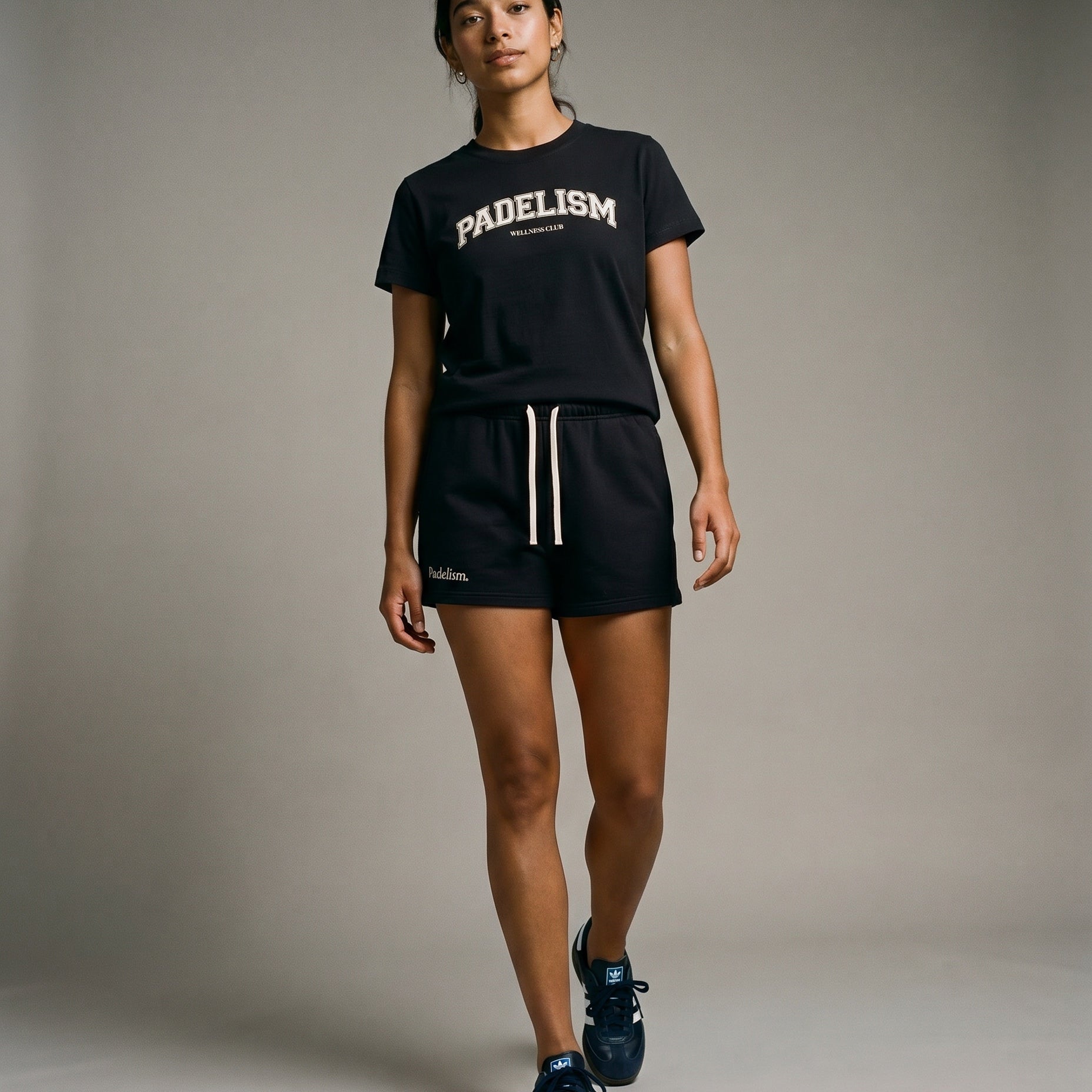 Padelism Core Shorts in Black, women's padel shorts by Padelism