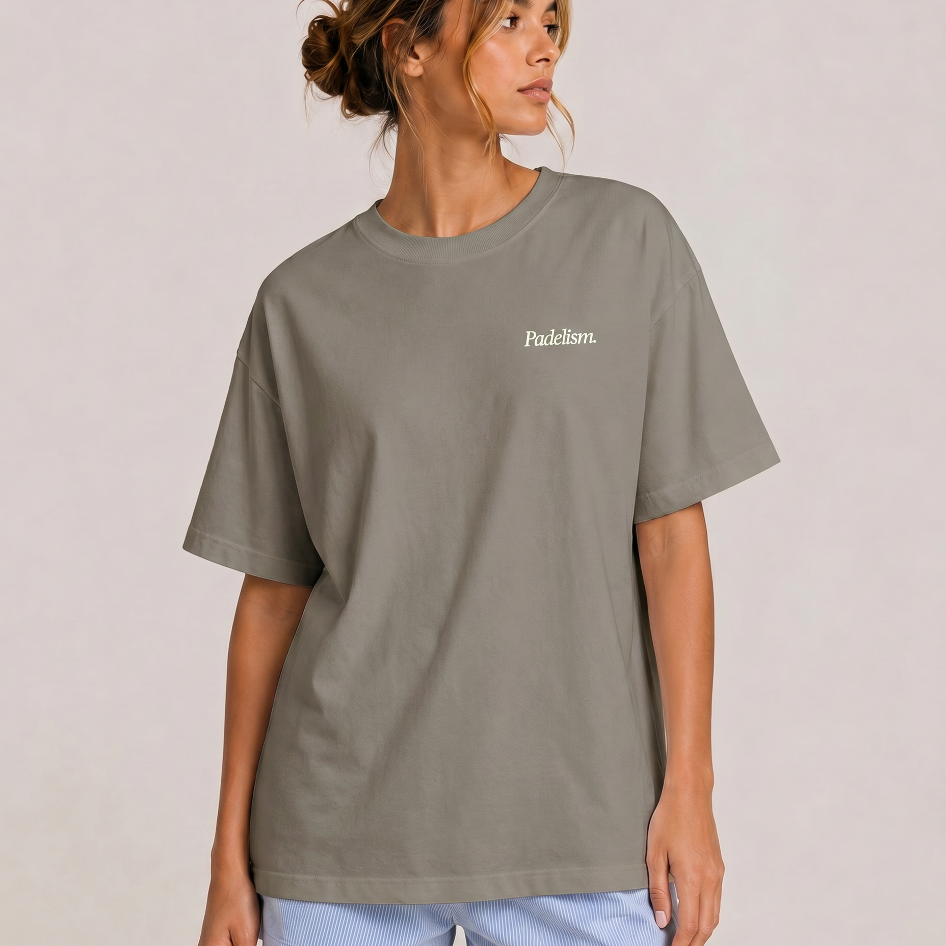 Sunday Padel Club Gray Camel Female Front