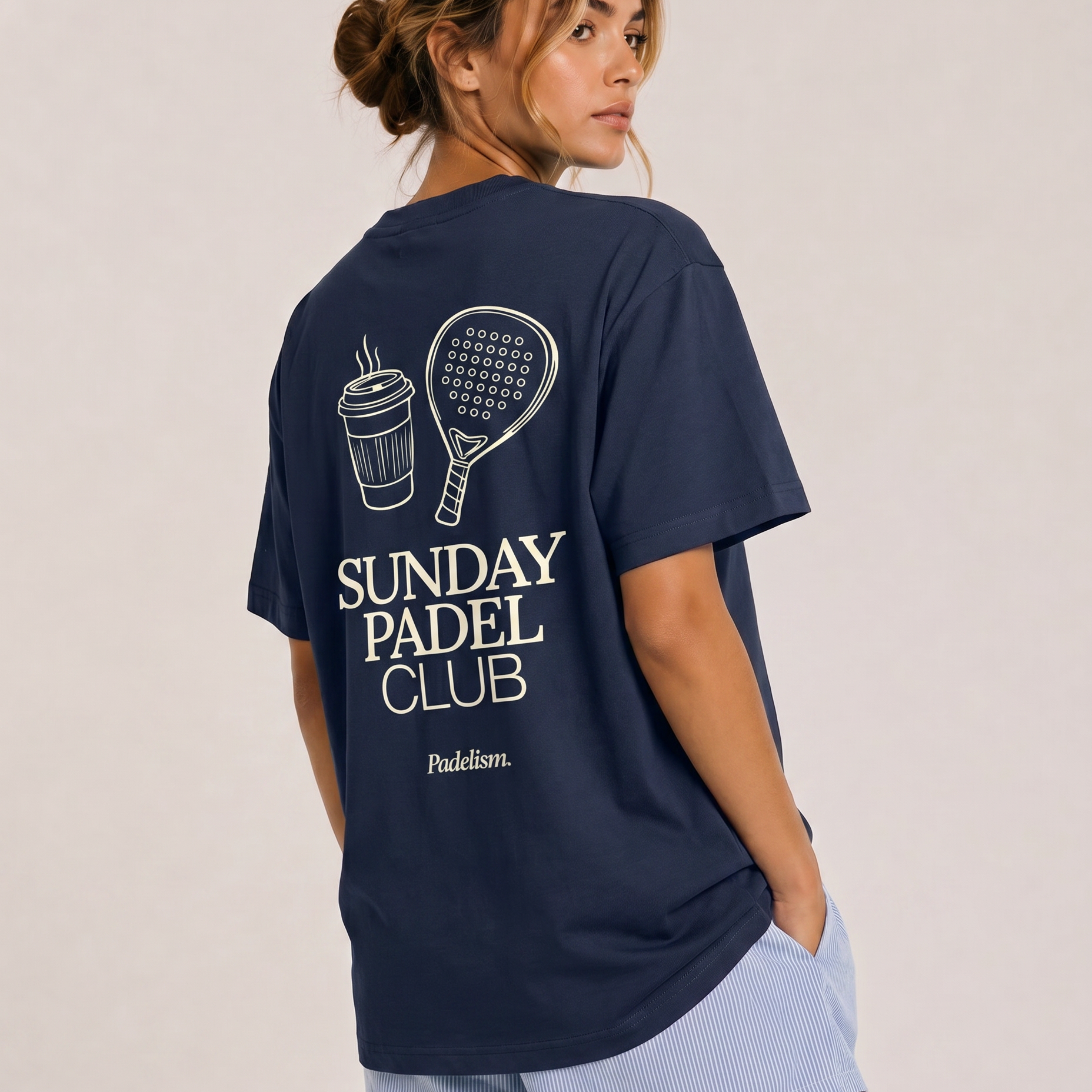 Sunday Padel Club Navy Female Back
