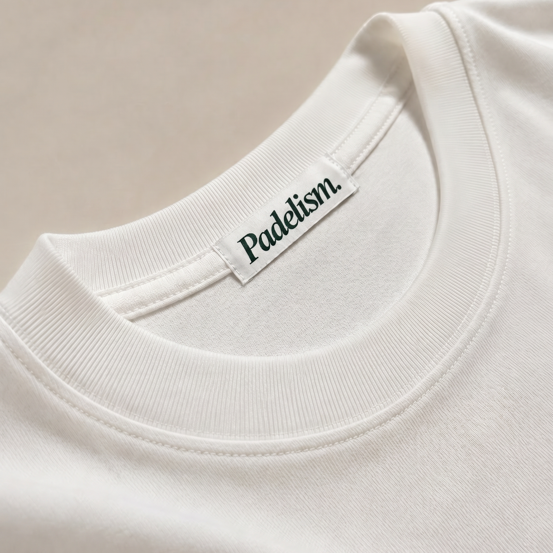 Sunday Padel Club White Detail