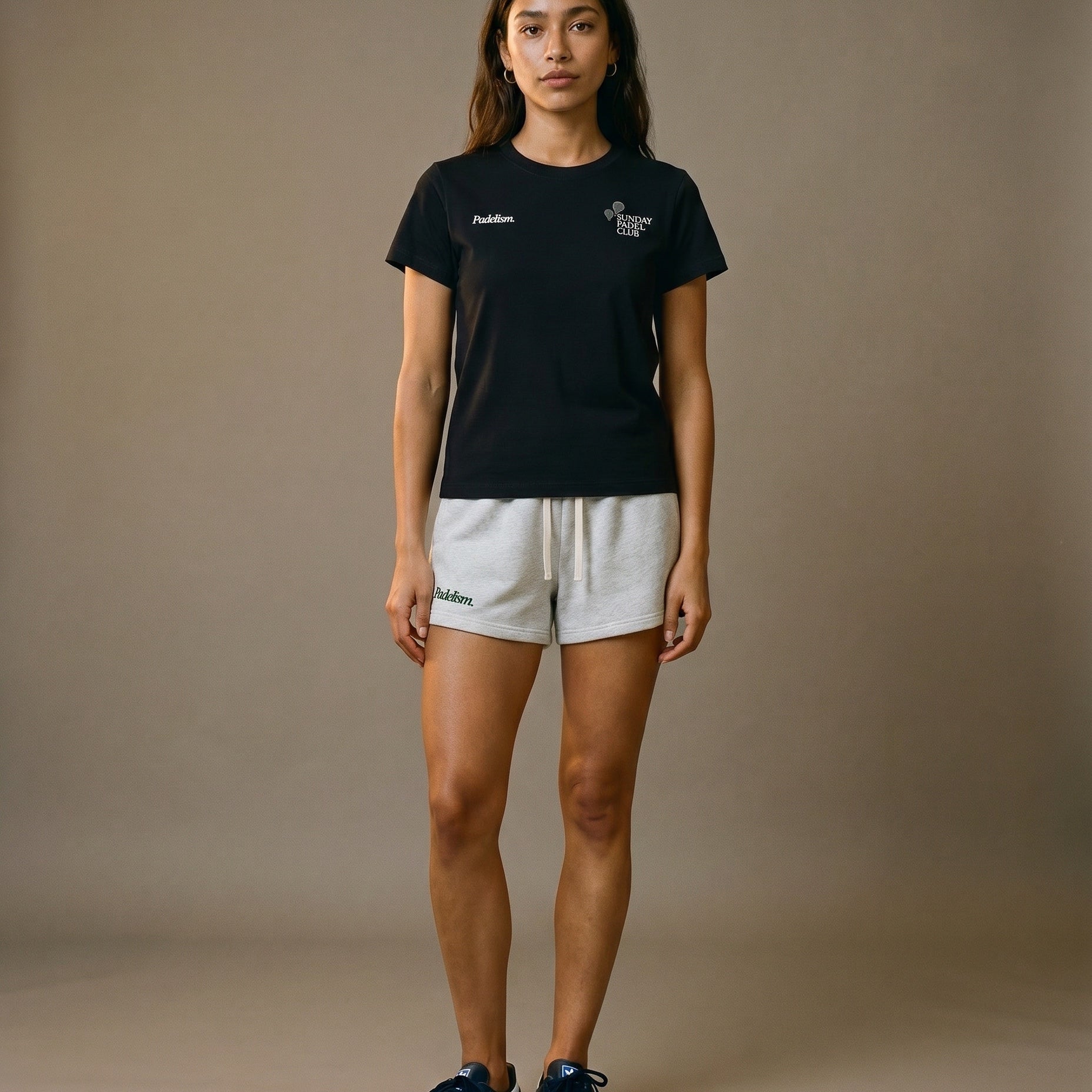 Sunday Padel Club Crewneck T-Shirt - Black