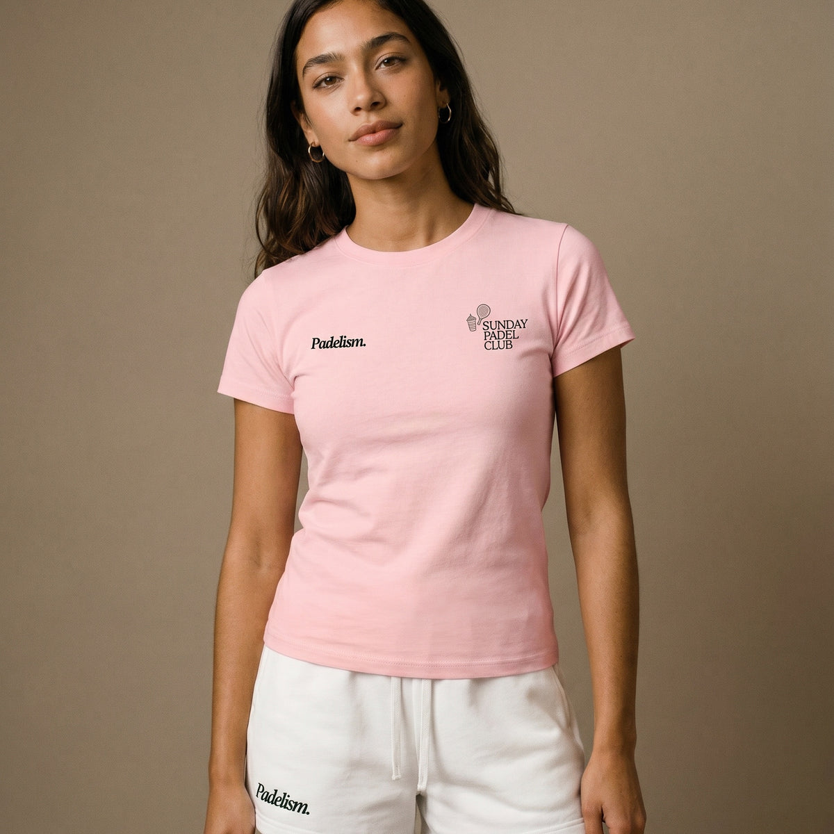 Sunday Padel Club Crewneck T-Shirt - Pink
