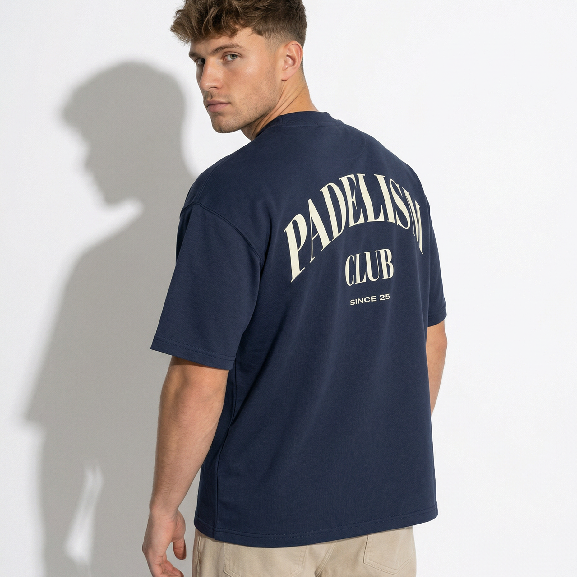 Padelism Club 25 - Heavyweight T-Shirt — 100% cotton padel t-shirt designed in London