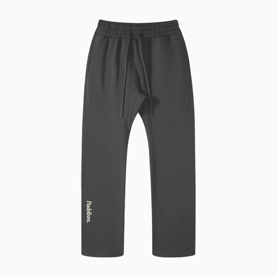 Padelism Straight Leg Pants in Dark Gray — padel trousers designed in London