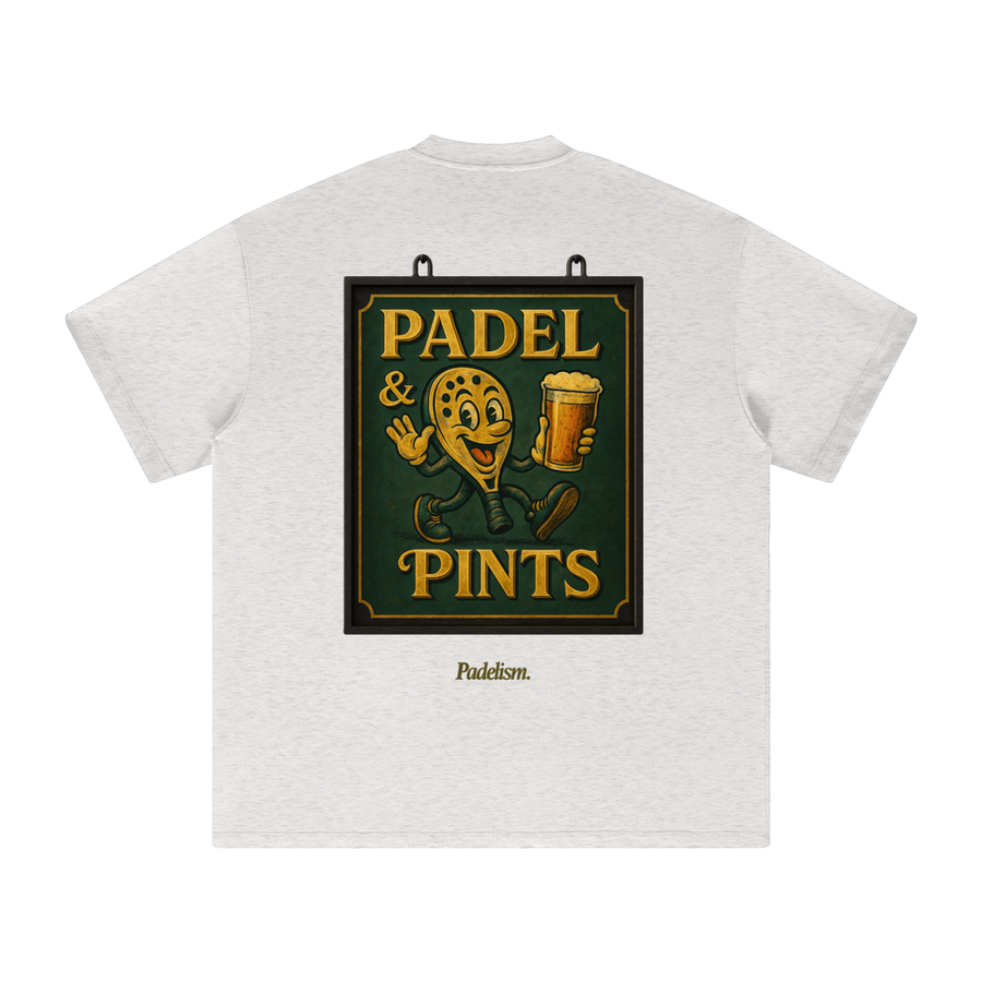 Swing Sign  - Heavyweight T-Shirt — 100% cotton padel t-shirt designed in London