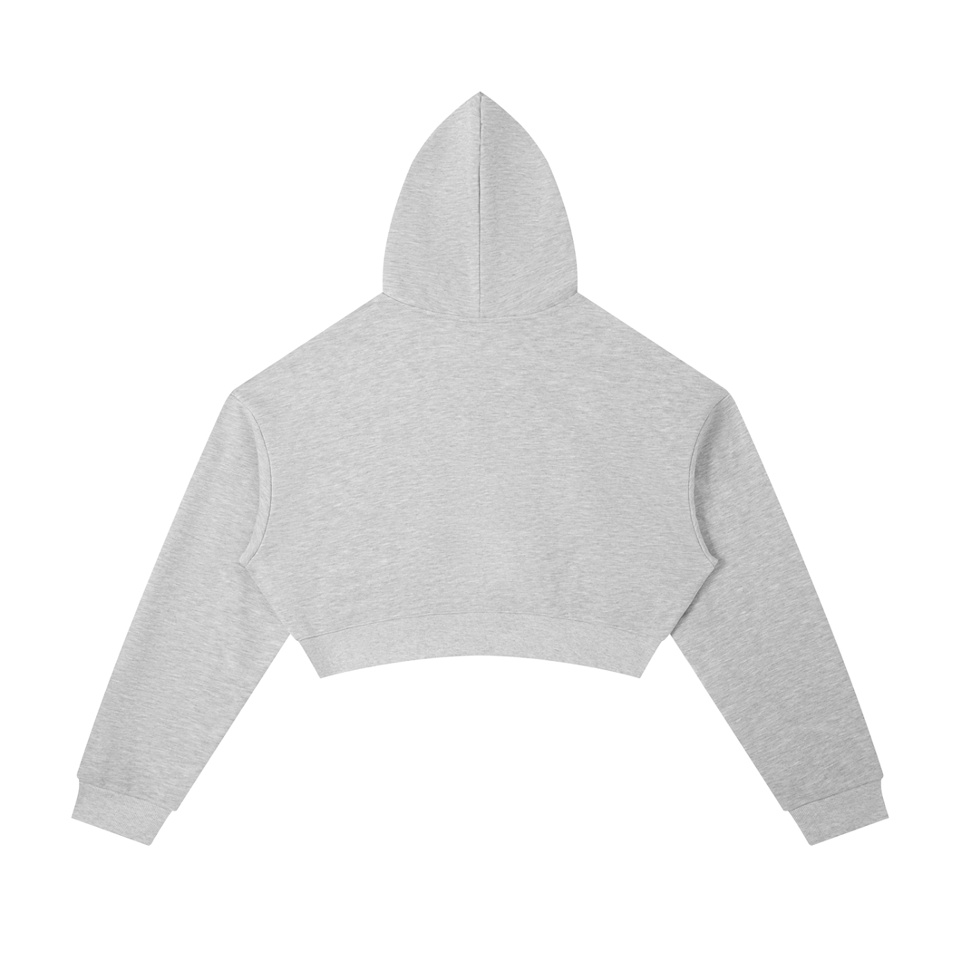 Sunday Padel Club Cropped Hoodie - Flower Gray
