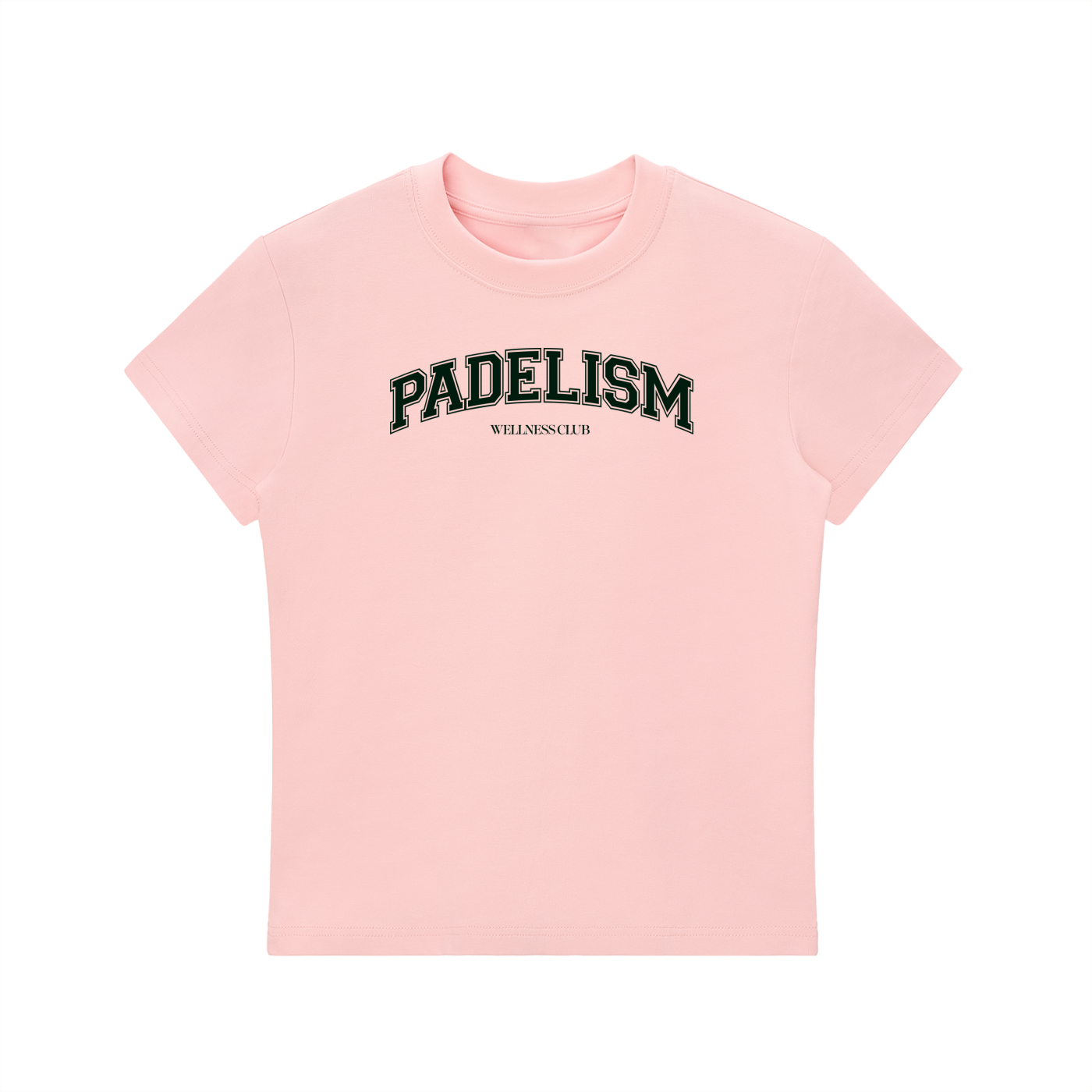 Padelism Wellness Club Crewneck T-Shirt - Pink