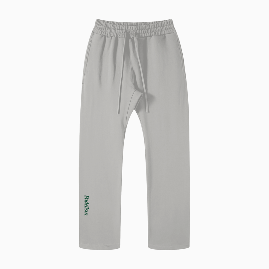 Padelism Straight Leg Pants in Light Gray — premium padel trousers by Padelism