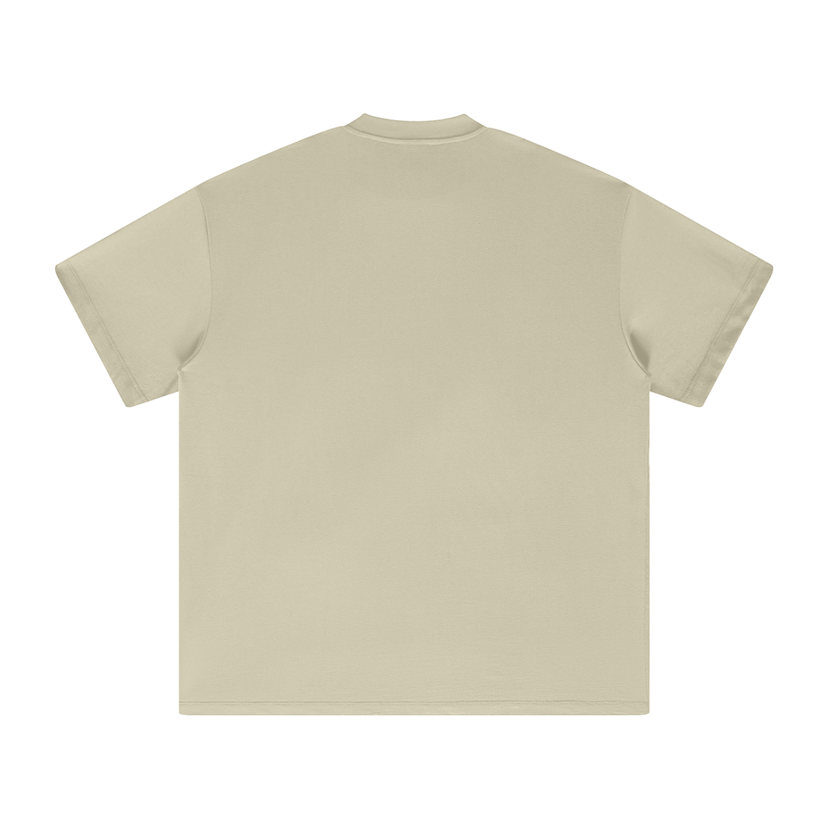 Classic CC - Heavyweight T-shirt in Sand Color, flat lay