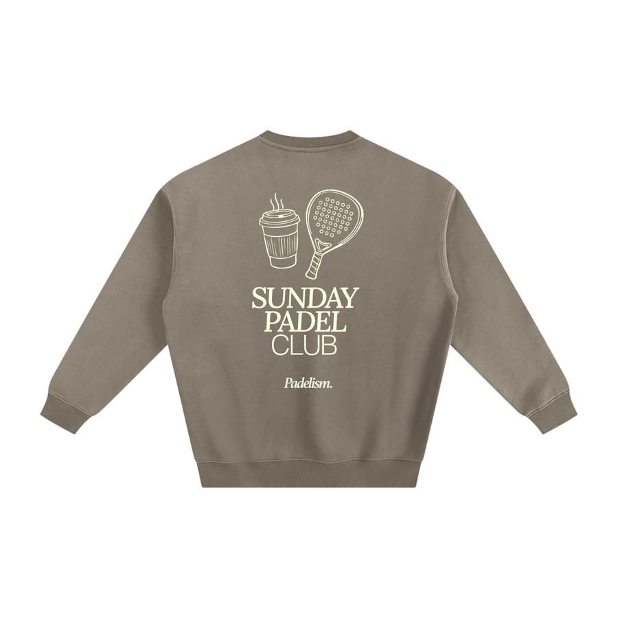 Sunday Padel Club Sweatshirt — heavyweight cotton-blend padel sweatshirt