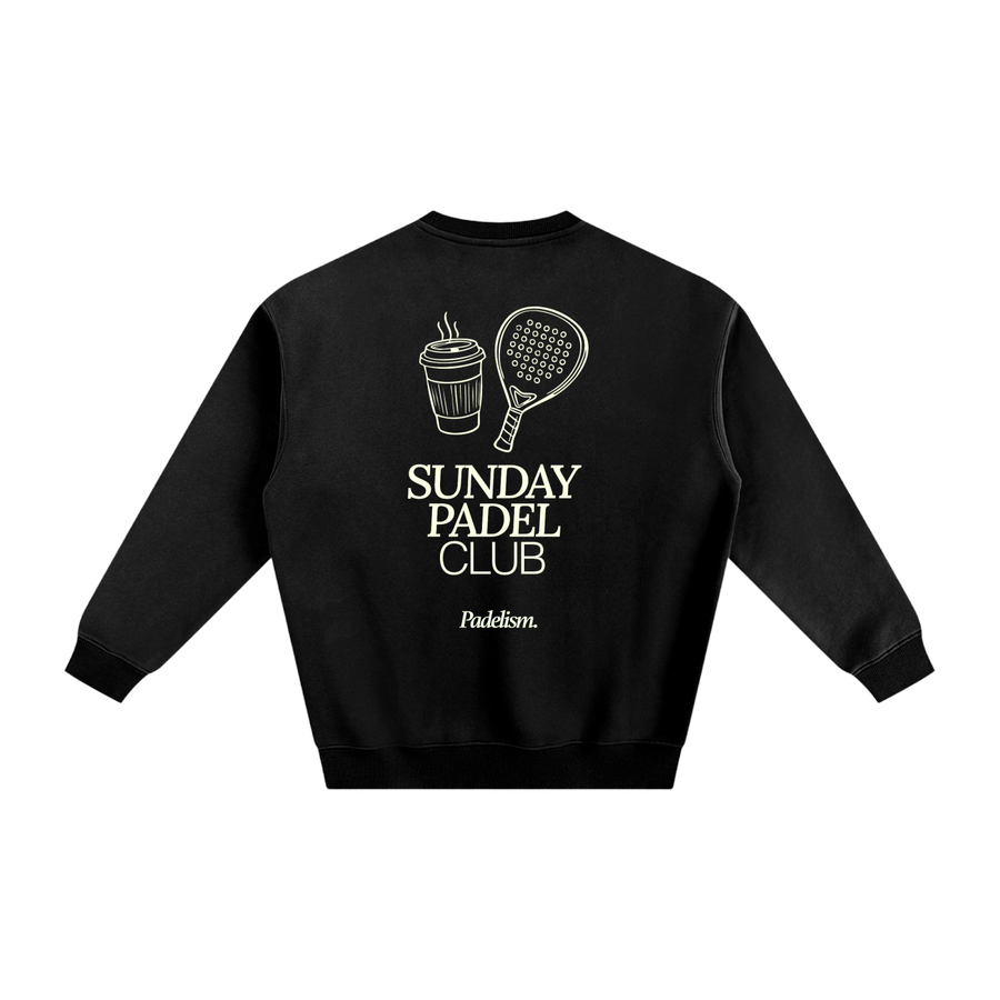 Sunday Padel Club Sweatshirt — heavyweight cotton-blend padel sweatshirt