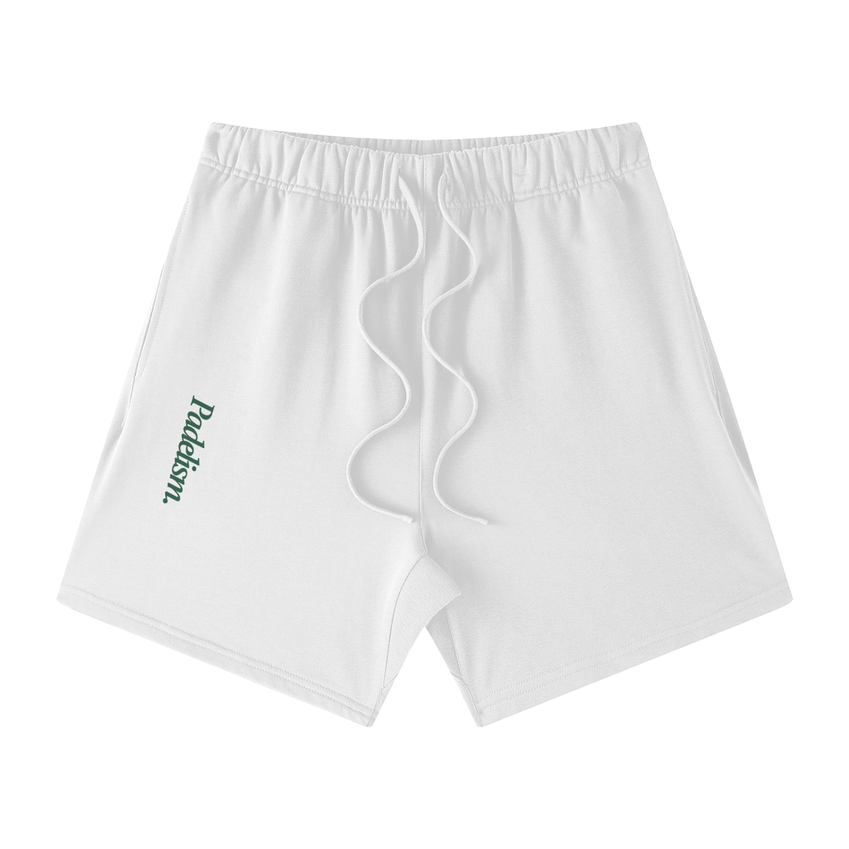 Dual Side - Off-Court Shorts in White — reversible off-court padel shorts by Padelism