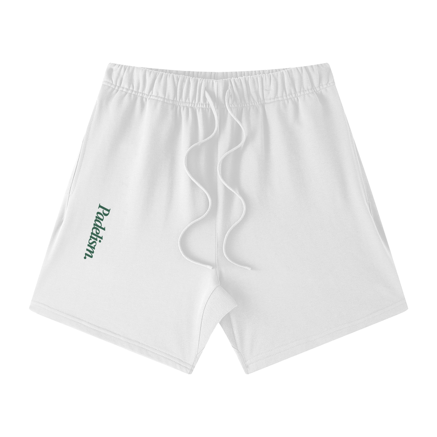 Dual Side - Off-Court Shorts in White — reversible off-court padel shorts by Padelism
