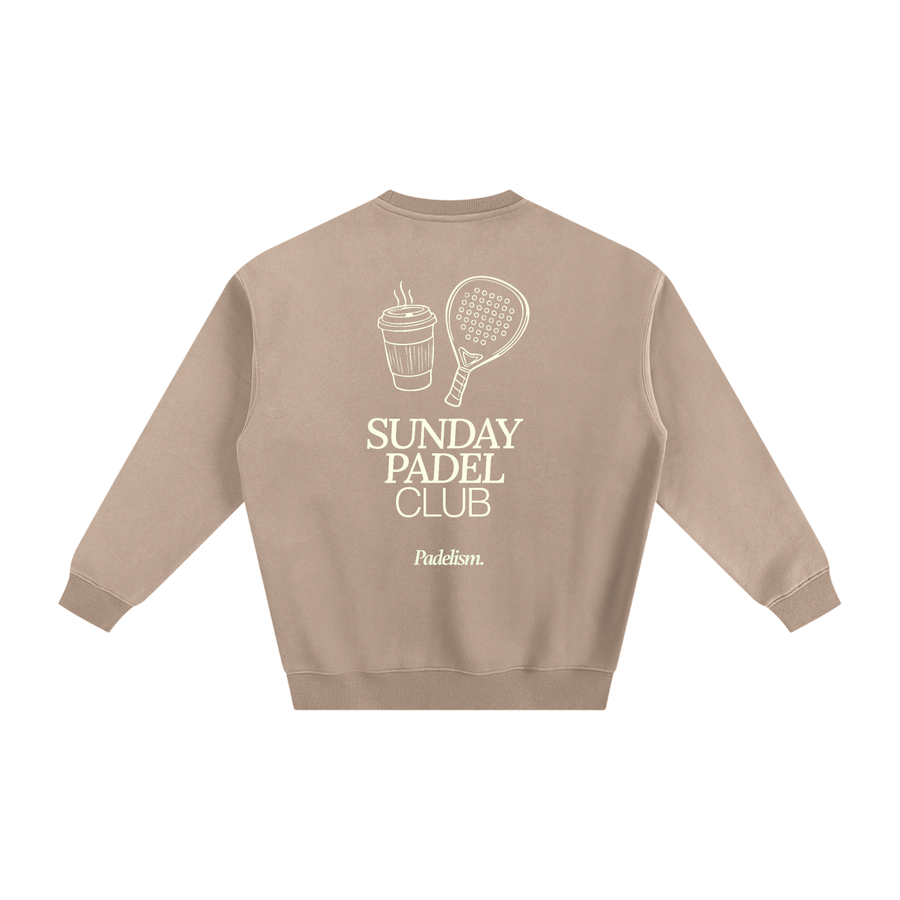 Sunday Padel Club Sweatshirt — heavyweight cotton-blend padel sweatshirt
