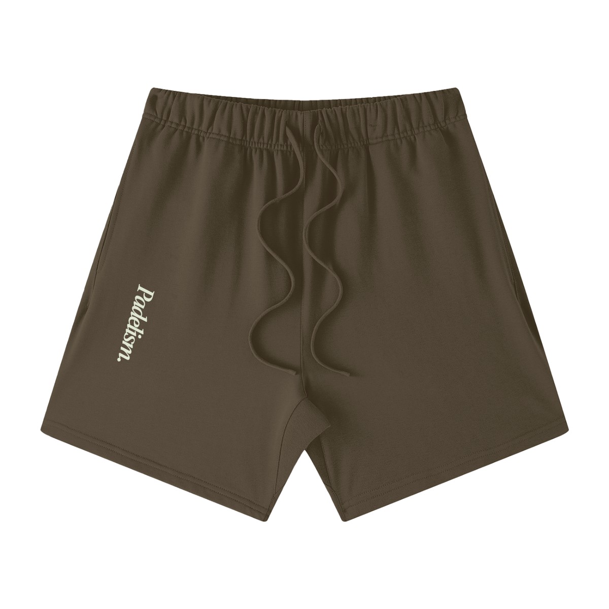 Dual Side - Off-Court Shorts in Brown — padel shorts designed in London