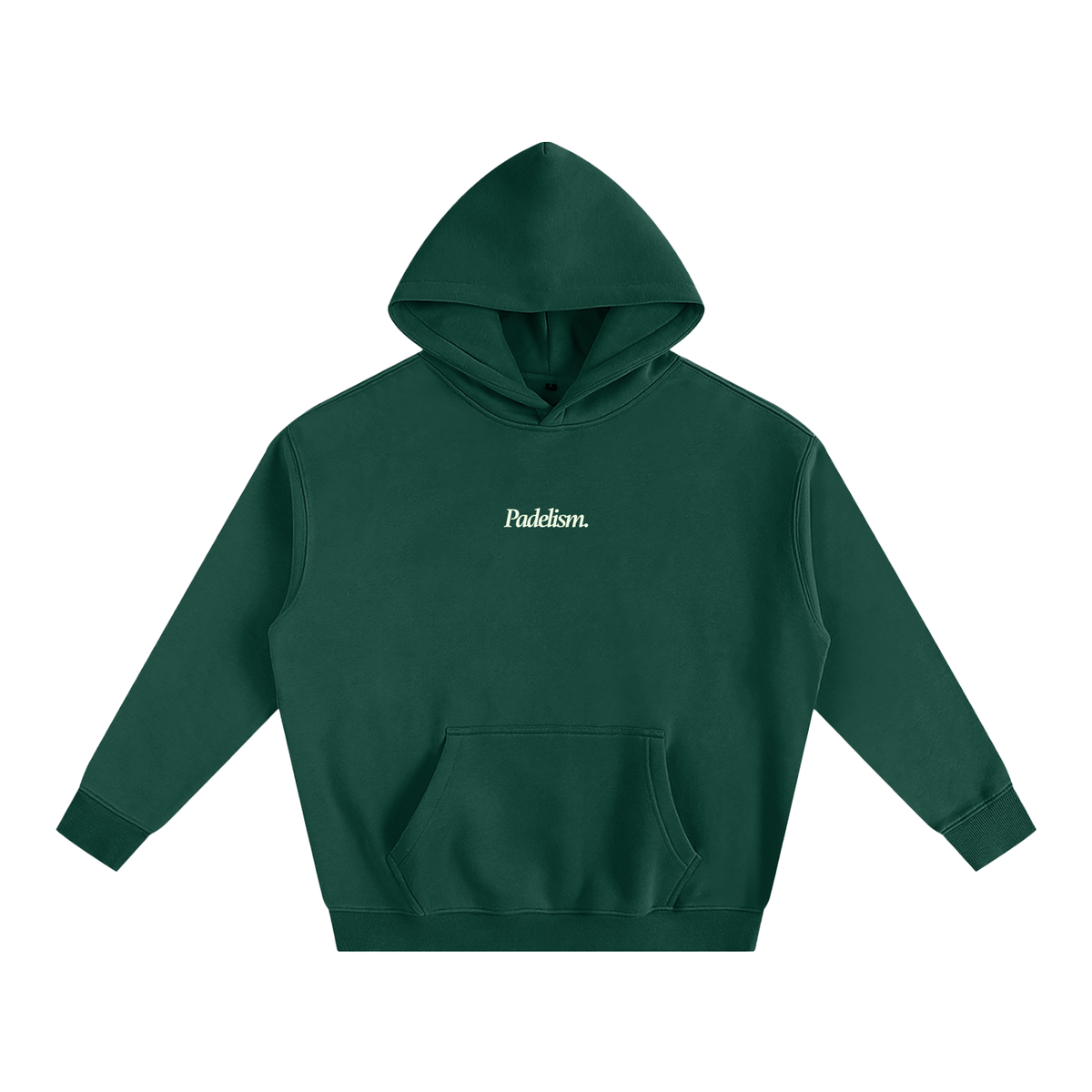 Sunday Padel Club Hoodie in Eden Green, flat lay