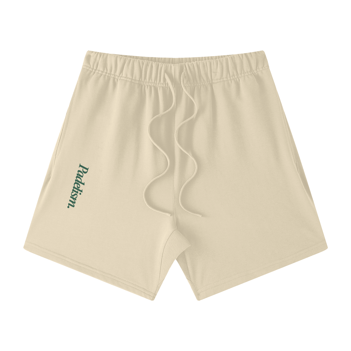 Dual Side - Off-Court Shorts in Milk Tea — padel shorts designed in London