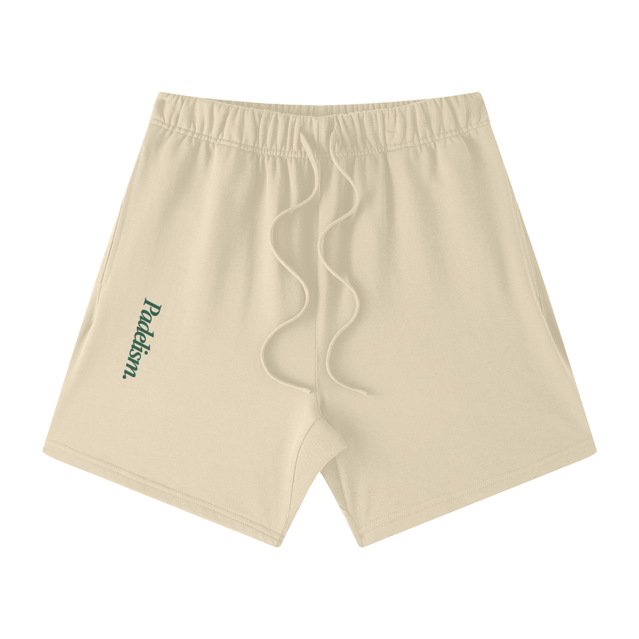 Dual Side - Off-Court Shorts in Milk Tea — padel shorts designed in London