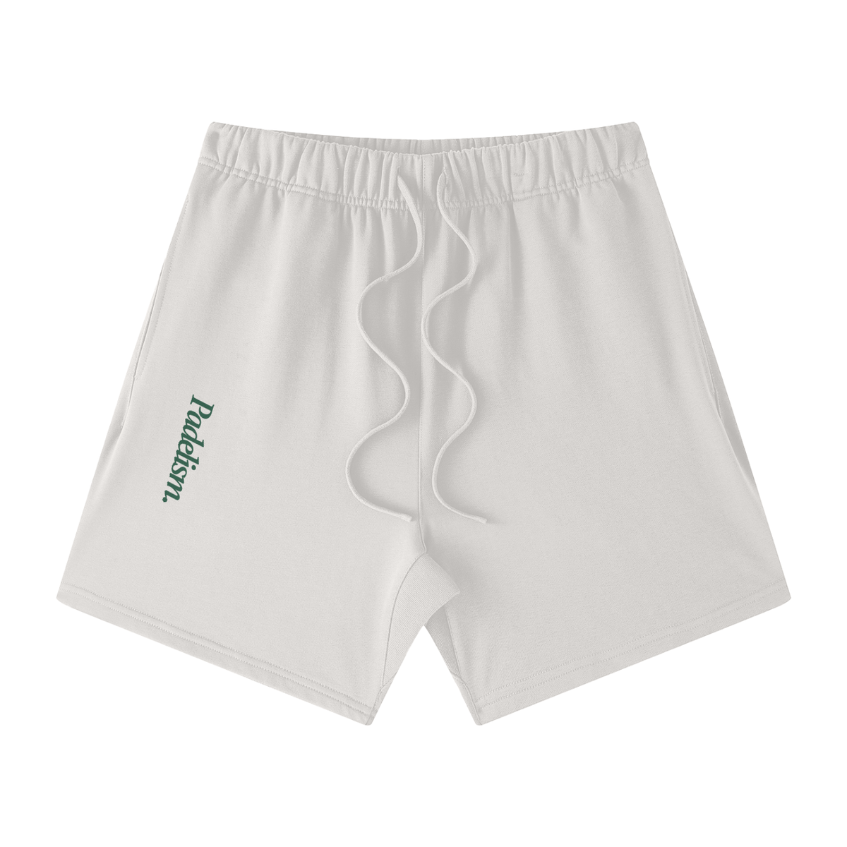 Dual Side - Off-Court Shorts in Oat Gray — padel shorts designed in London