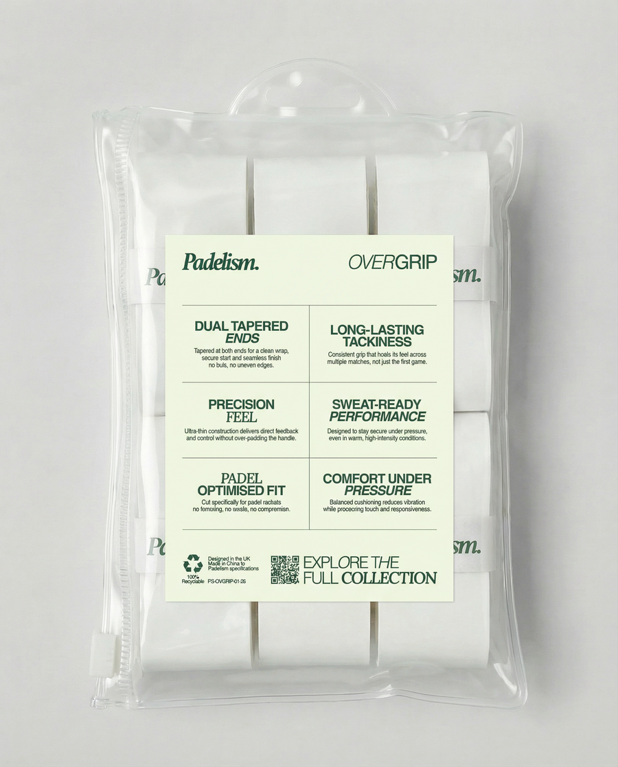 Padelism Padel Overgrips | Premium Grip Tape 3 & 6 Pack