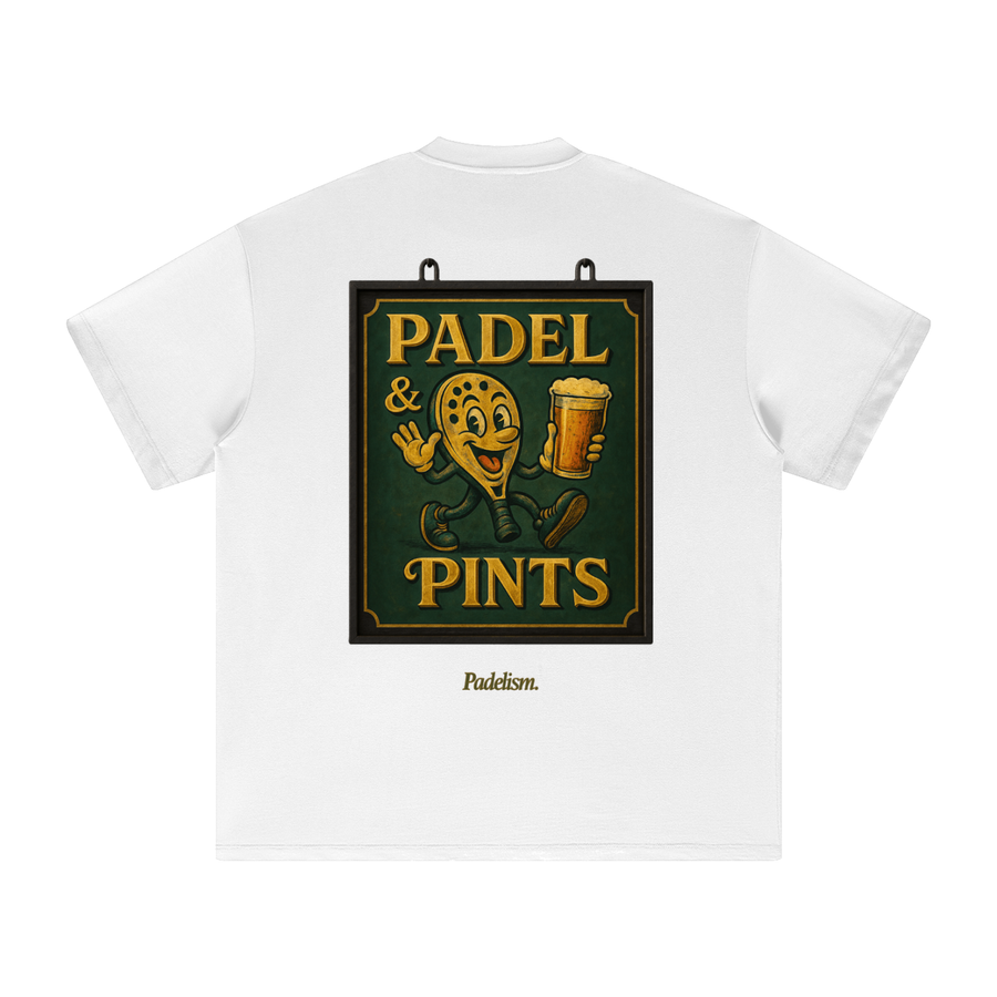Swing Sign  - Heavyweight T-Shirt — 100% cotton padel t-shirt designed in London