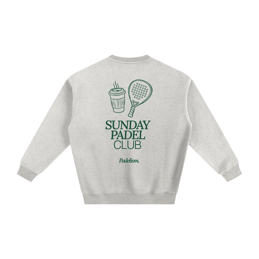 Sunday Padel Club Sweatshirt — heavyweight cotton-blend padel sweatshirt