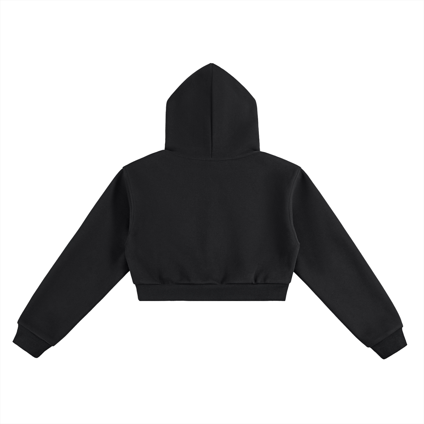 Padelism Wellness Club Cropped Hoodie - Black