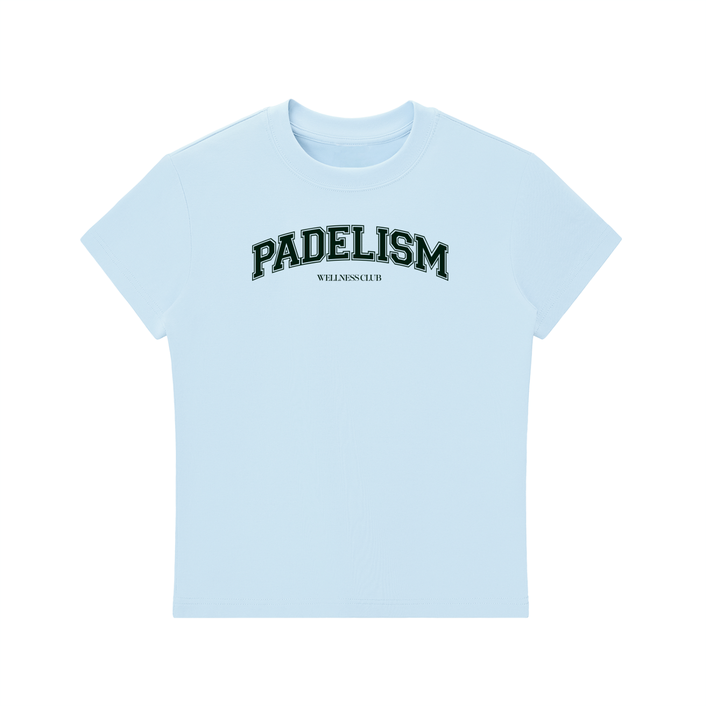 Padelism Wellness Club Crewneck T-Shirt - Blue