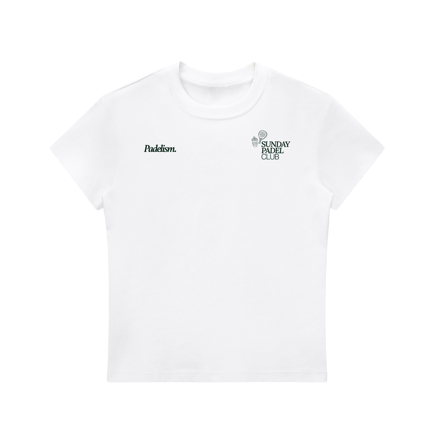 Sunday Padel Club Crewneck T-Shirt - White